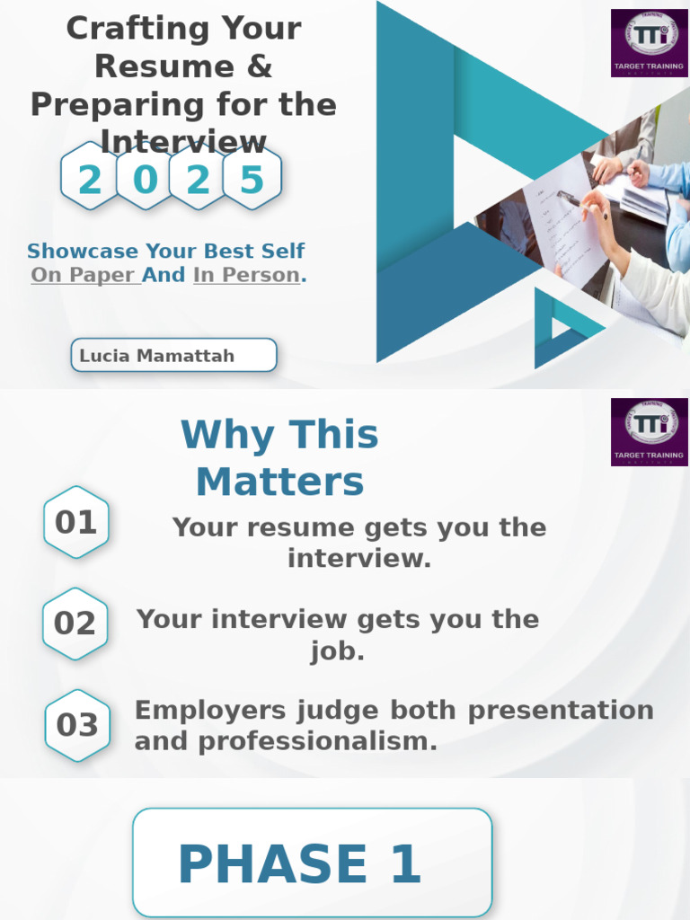 Target Training Institute - C | PDF | Résumé