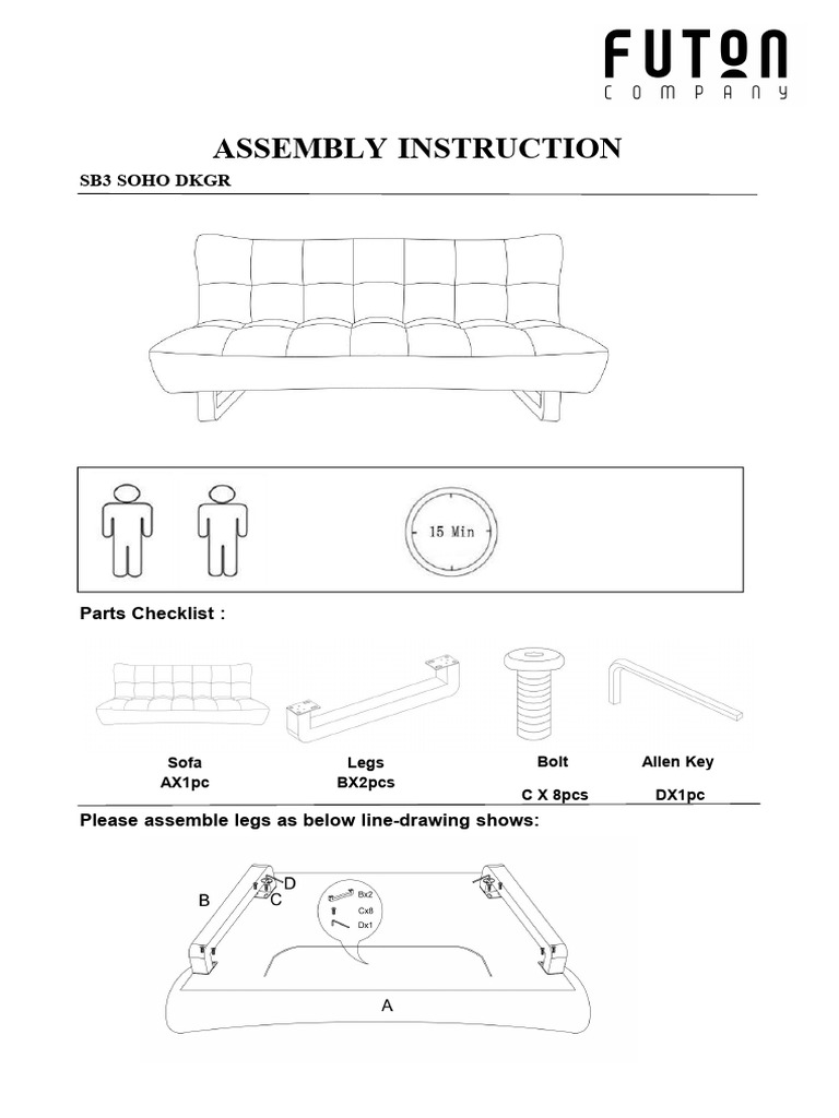 SB3 SOHO Assembly Instructions | PDF