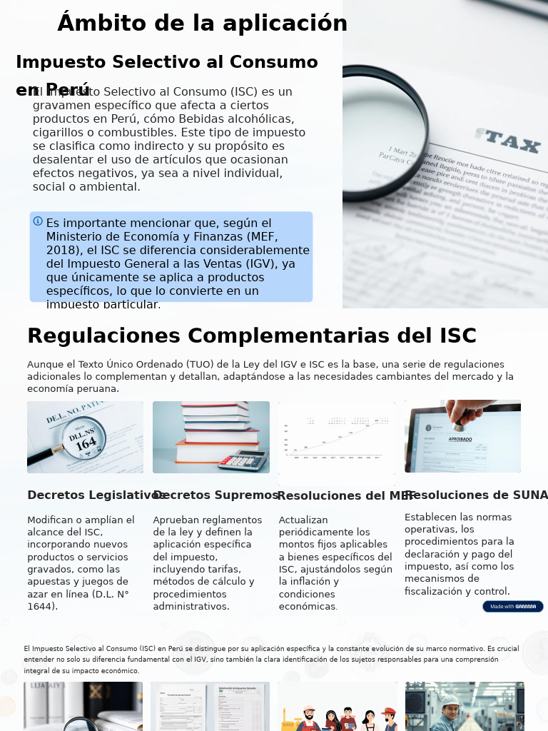 Impuesto Selectivo al Consumo en Perú | PDF | Impuestos | Extirpar