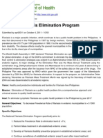 Department of Health - National Filariasis Elimination Program - 2011-12-19