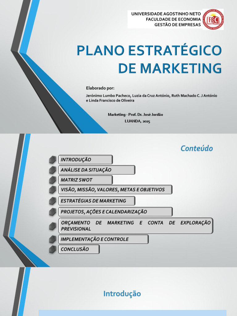 Plano Estratégico de Marketing Angola | PDF | Marketing | Marca