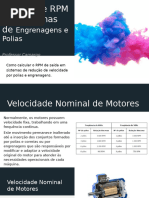 Cálculo de RPM em Motores Elétricos | PDF