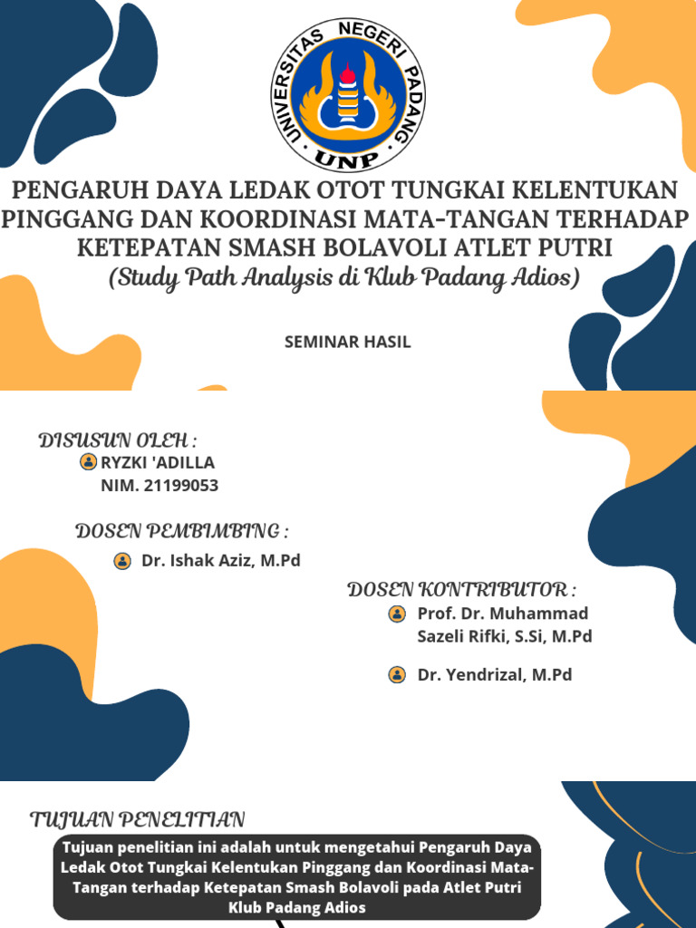 Pengaruh Daya Ledak Otot dan Kelentukan terhadap Ketepatan Smash ...