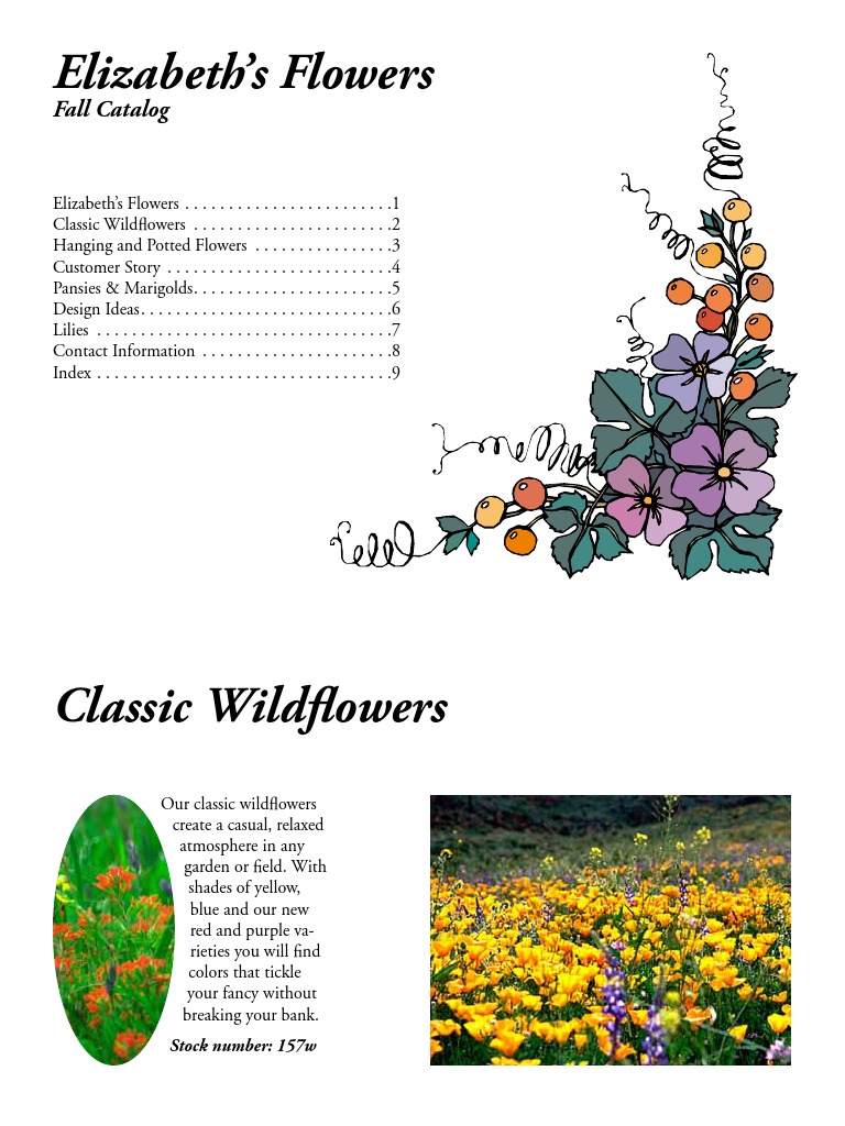 Fall Flowers for Garden Lovers | PDF | Flowers | Environmental Design
