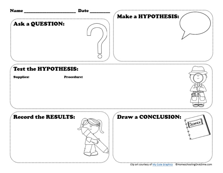 Copia de Scientific Method Graphic Organizer | PDF