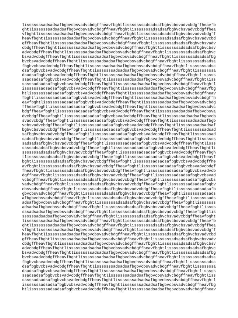 Repetitive Text Analysis Document | PDF