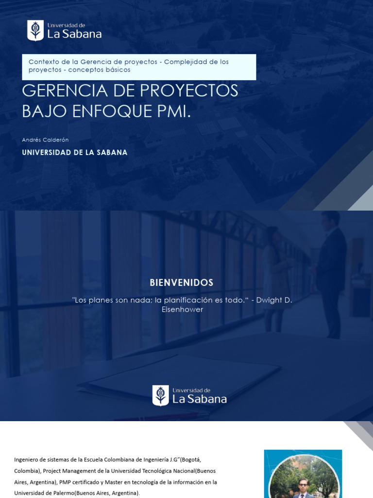 Clase No2-Introduccion Al PMP | PDF | Profesional en el manejo de ...
