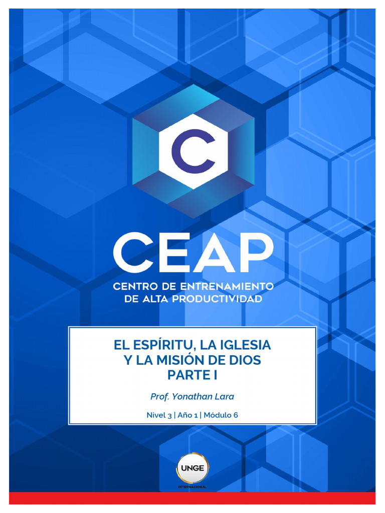 El Espíritu, la Iglesia y la Misión de Dios I | PDF | Cristo (título ...
