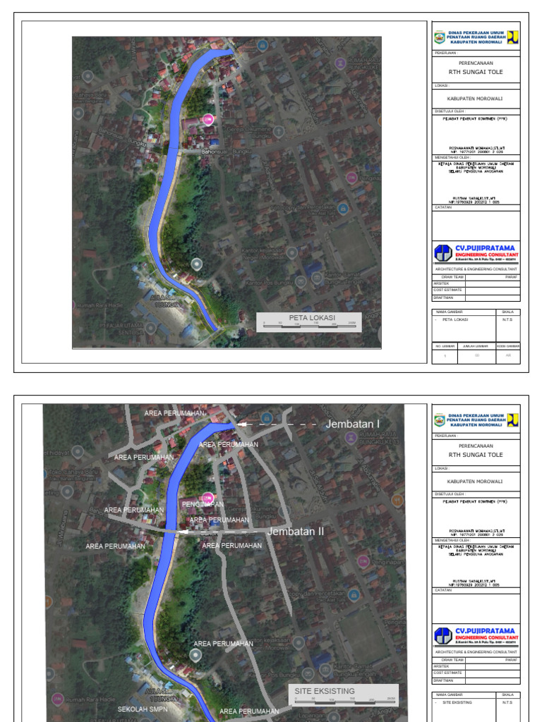 Peta RTH Sungai Tole Morowali | PDF