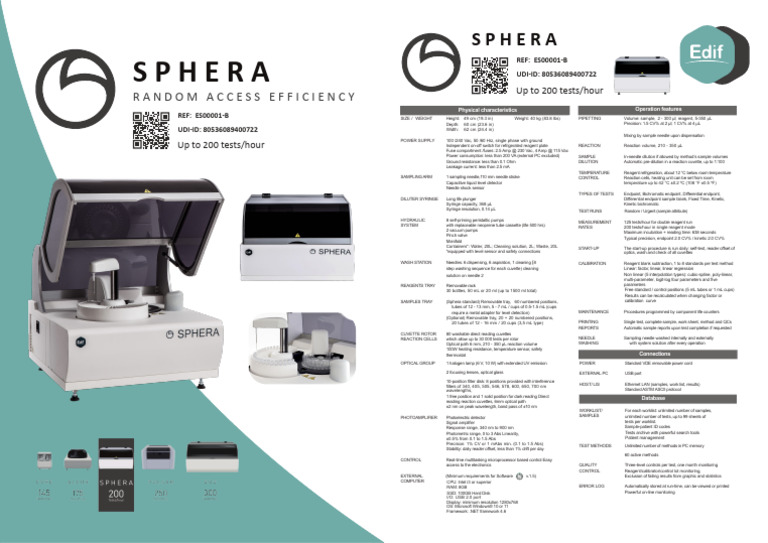 Sphera Random Access Efficiency Analyzer | PDF | Sensor