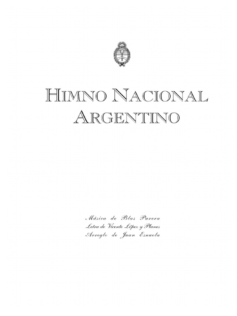 Himnos y Marchas Argentinas transcripciones piano PDF | PDF