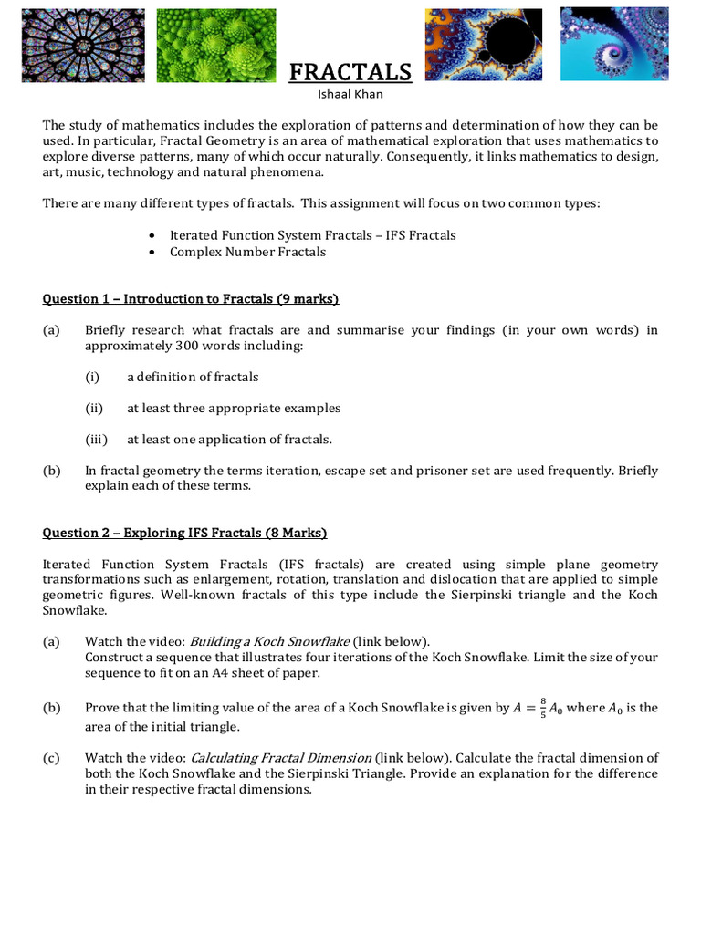 Understanding Fractals and Their Applications | PDF | Fractal | Geometry