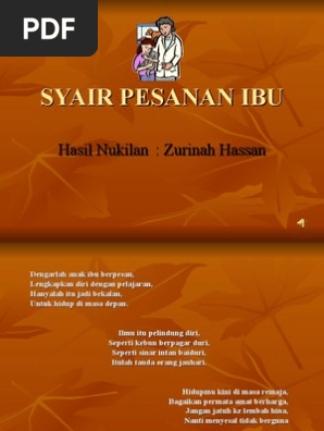 Gratis Download Gambar Syair Pesanan Ibu Terupdate oleh www.katacinta.co