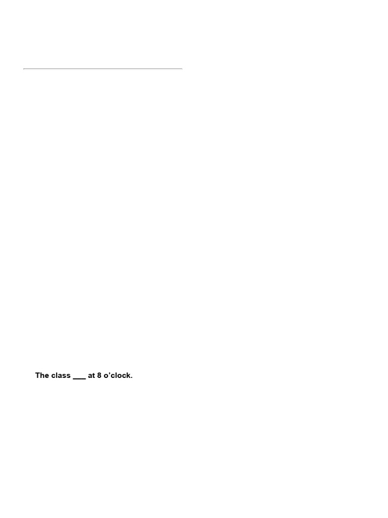 Simple Present Tense Exercises | PDF | Chess Theory | Chess