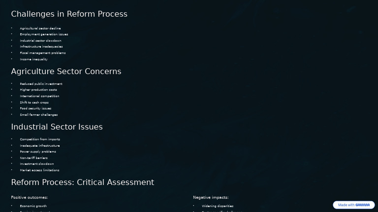 Reform Process Challenges Overview | PDF
