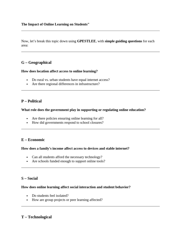 The Impact of Online Learning On Students | PDF | Educational ...