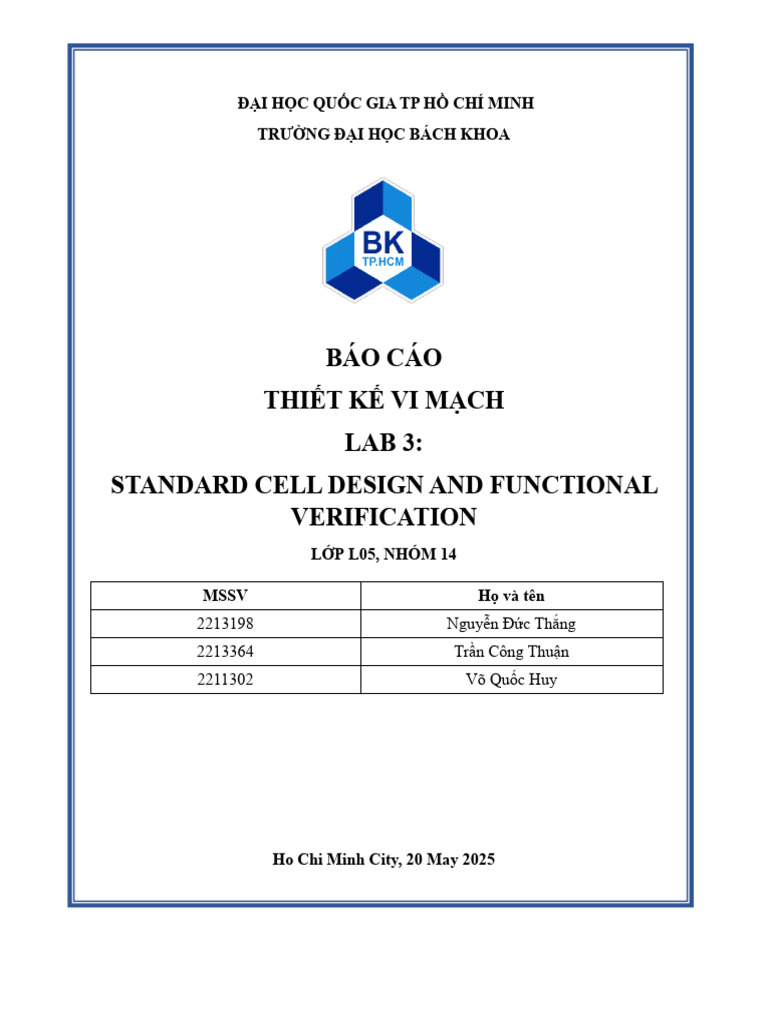 Standard Cell Design in CMOS Technology | PDF | Electrical Circuits ...