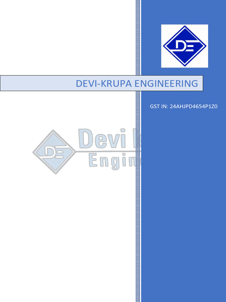 Devi-Krupa Engineering Price List-3 | PDF