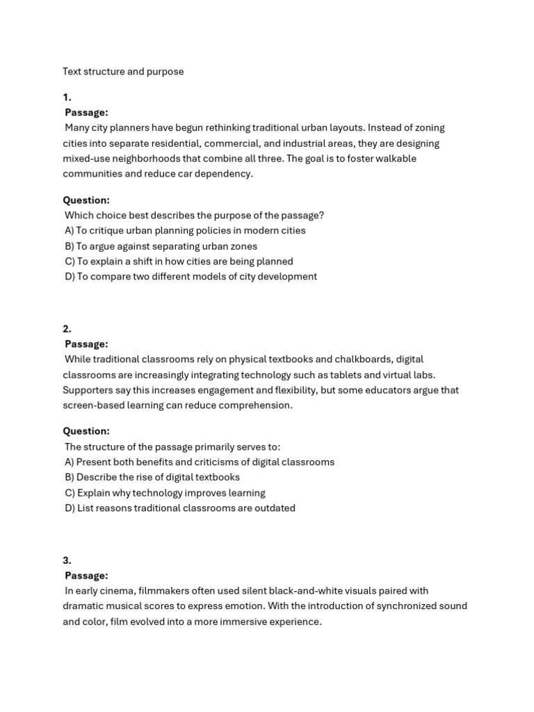 Text Structure Purpose 29 | PDF | City | Renewable Energy