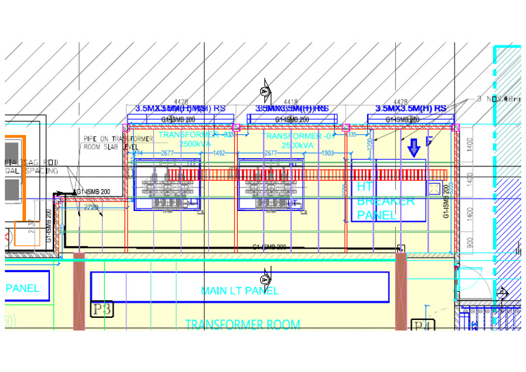 Transformer Room - Arch DWG Overlapped | PDF