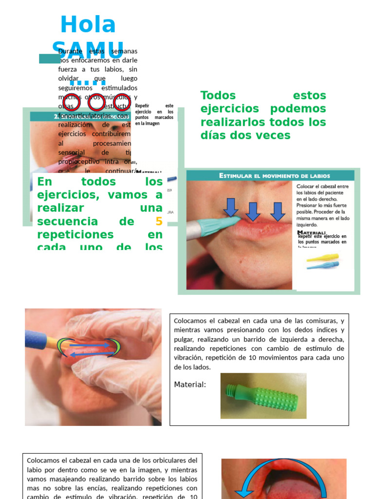 Ejercicios para Fortalecer Labios y Músculos | PDF