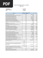Tabla de Retención en la Fuente 2026 | PDF