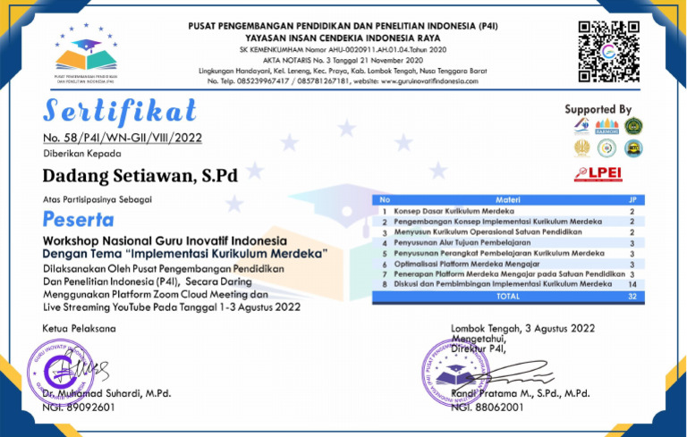 Dadang Setiawan, S.PD | PDF
