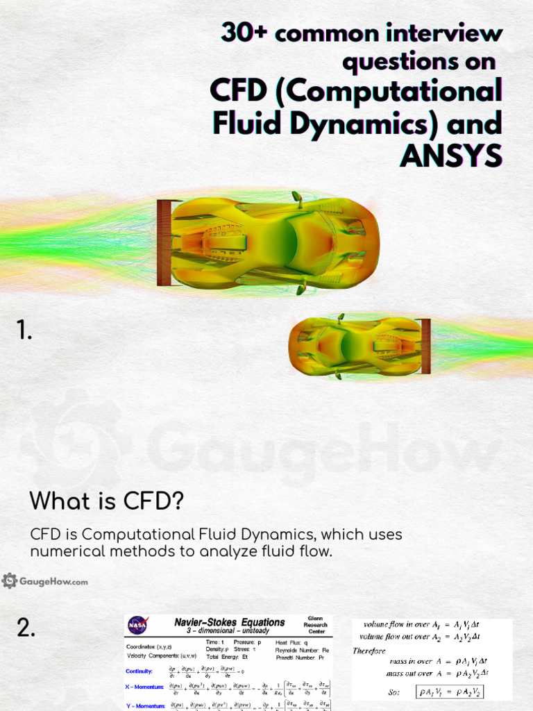 Common CFD Interview Questions | PDF | Computational Fluid Dynamics ...