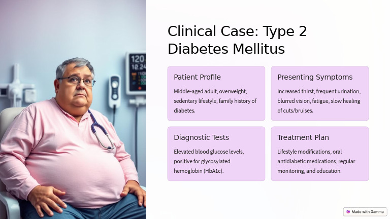 Clinical Case Type 2 Diabetes Mellitus | PDF