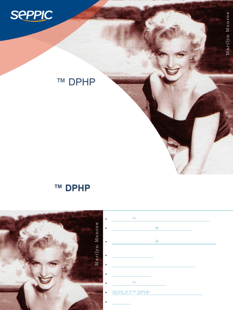 Sepilift™ DPHP: Anti-Aging Benefits | PDF | Collagen