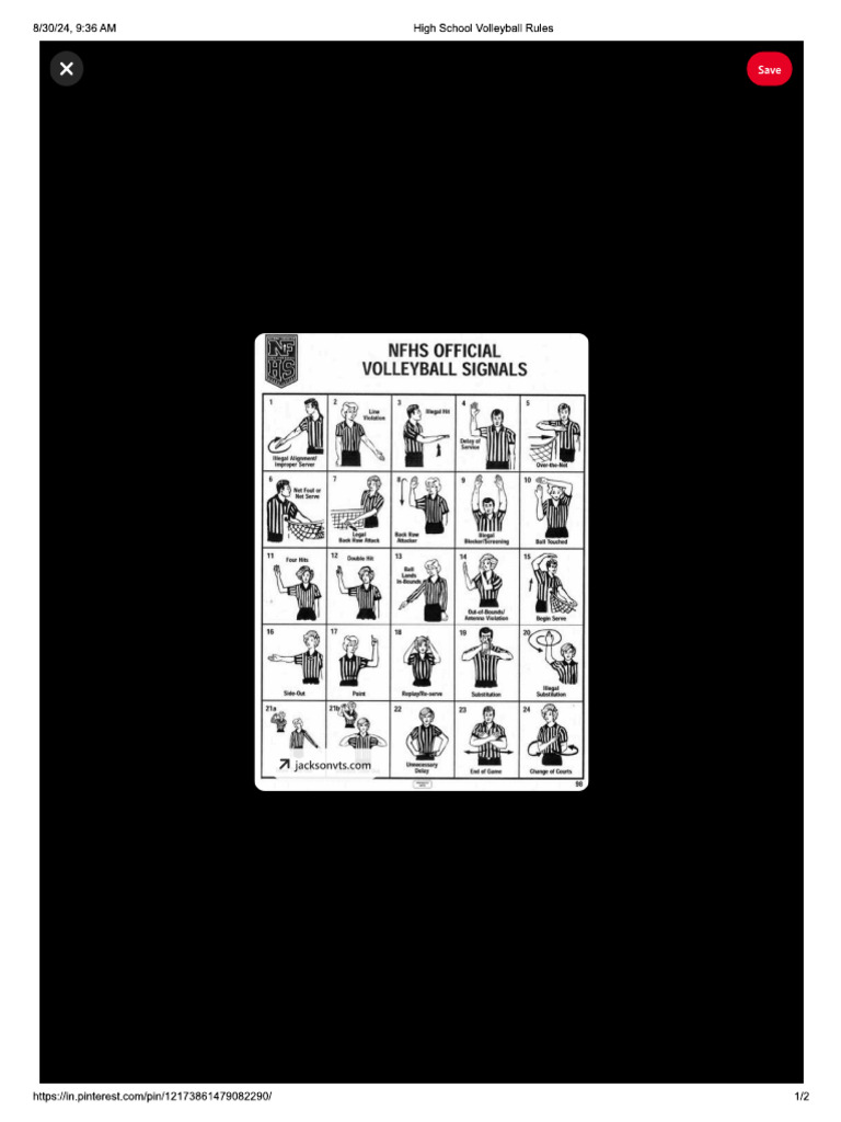 Volleyball Signals | PDF