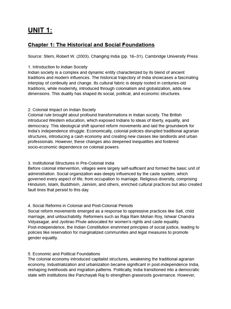 Foundations of Indian Society and Change | PDF | Religious Pluralism ...