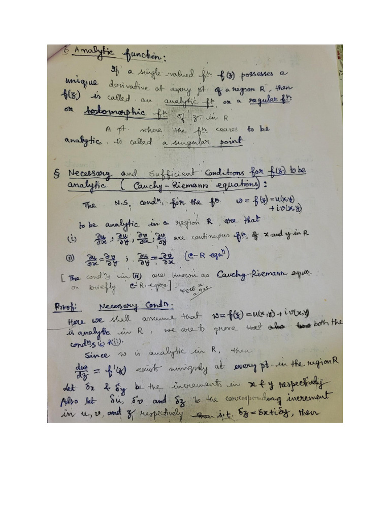 Complex Analysis For UG (Lect. 4) 28.7.25 PDF | PDF