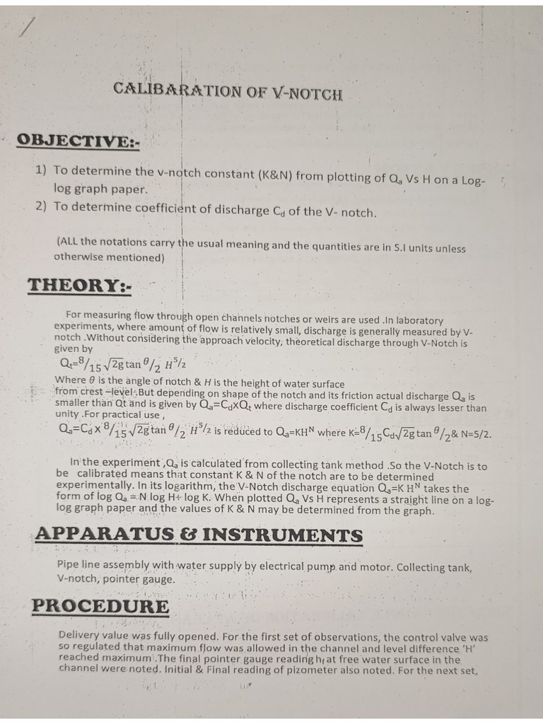 Fluid Lab Manual Pdf