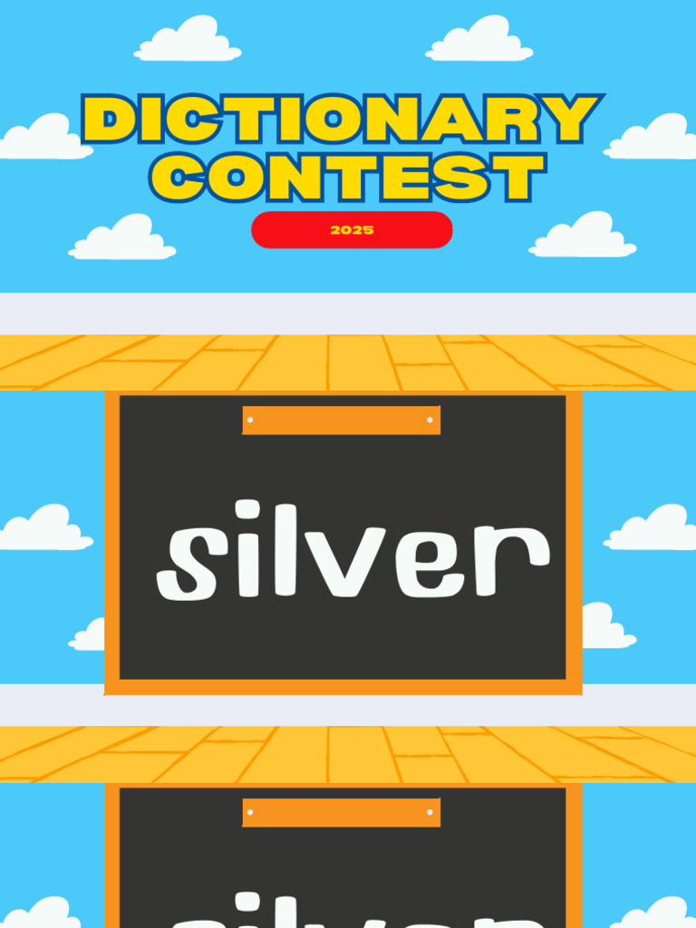 Dictionary Contest PDF | PDF