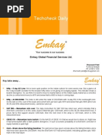 Techcheck Daily: Emkay Global Financial Services LTD