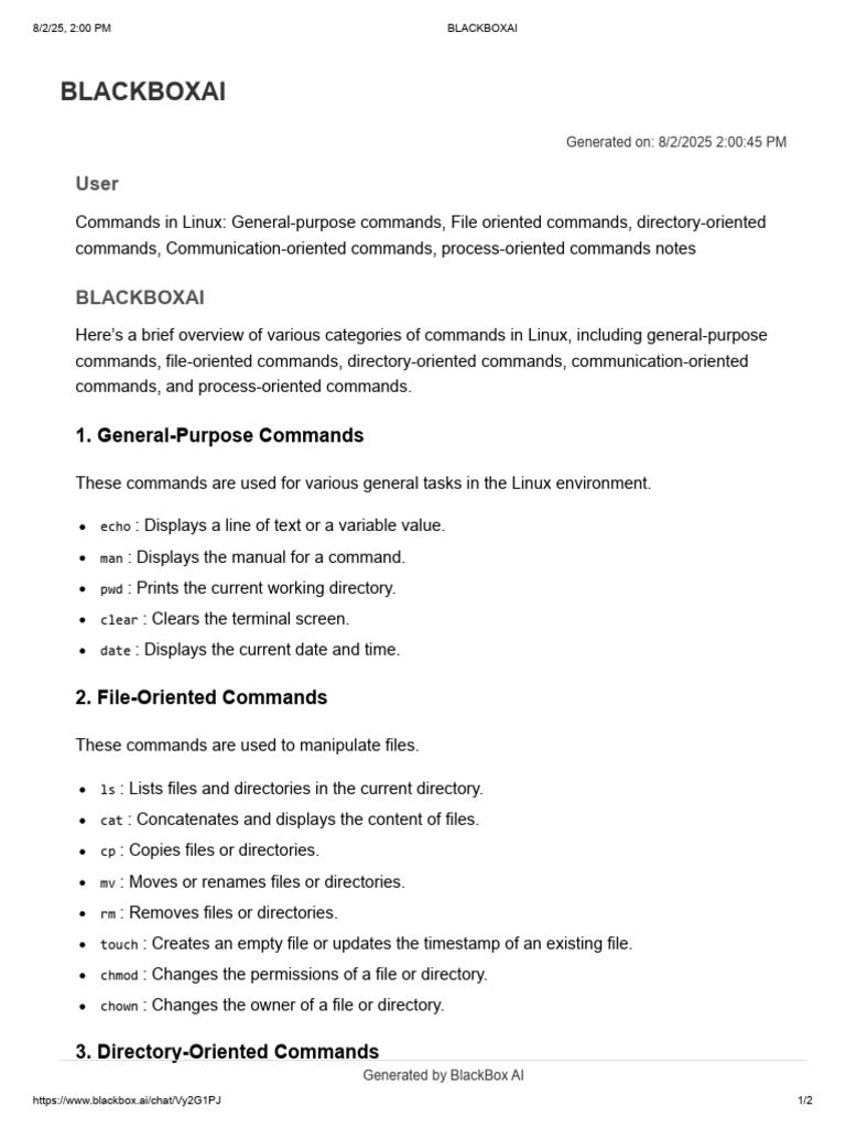 Blackboxai: 1. General-Purpose Commands | PDF | File Transfer Protocol ...
