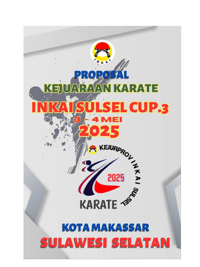 Kejuaraan Provinsi INKAI Sulsel 2025 | PDF