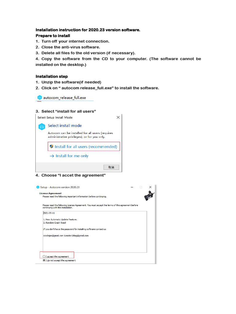 2020.23 Software Installation Guide | PDF