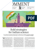 Bold Strategies For Indian Science