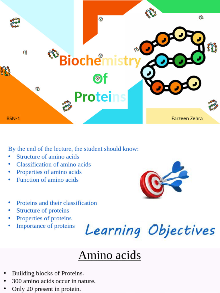 Biochemistry of Proteins and Amino Acids | PDF | Amino Acid | Proteins