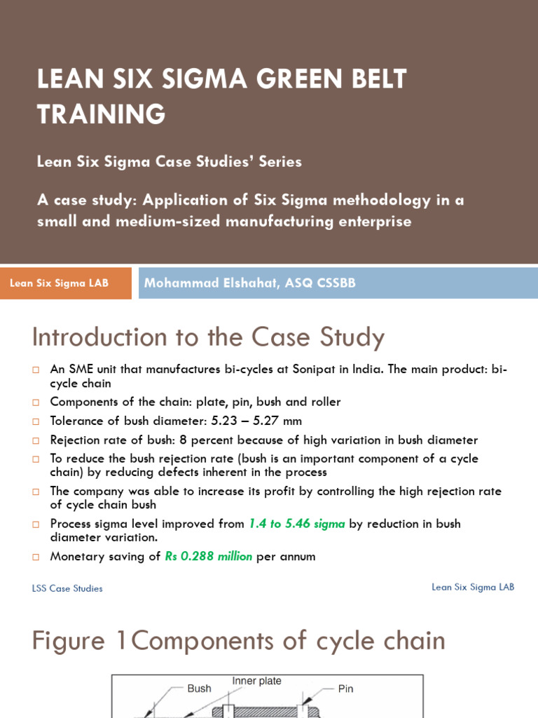 Lean Six Sigma Green Belt Training | PDF | Six Sigma | Standard Deviation