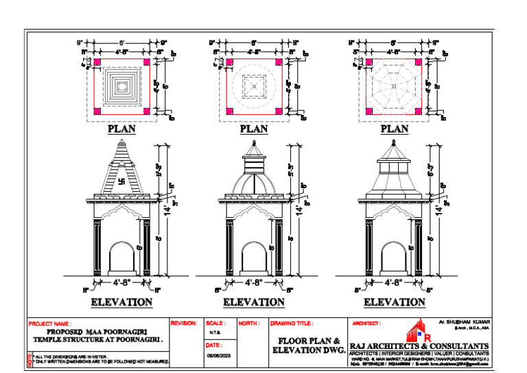 Maa Poornagiri Temple Map | PDF