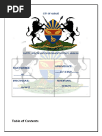 SHERQ Policy | PDF