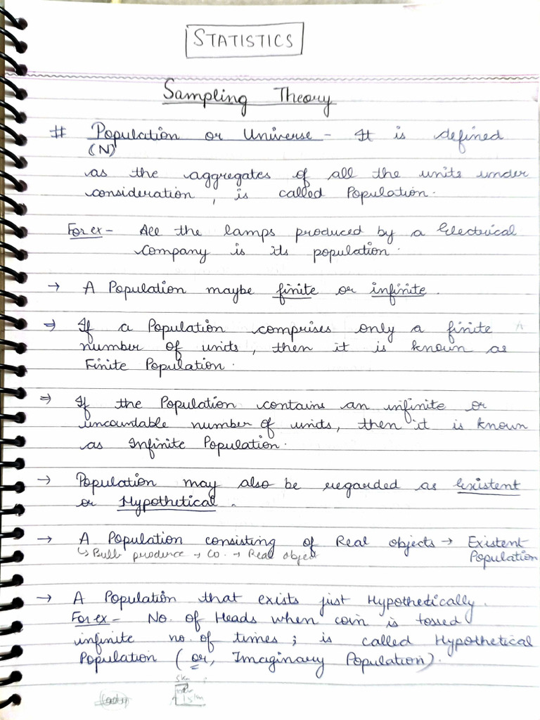 Sampling Theory | PDF