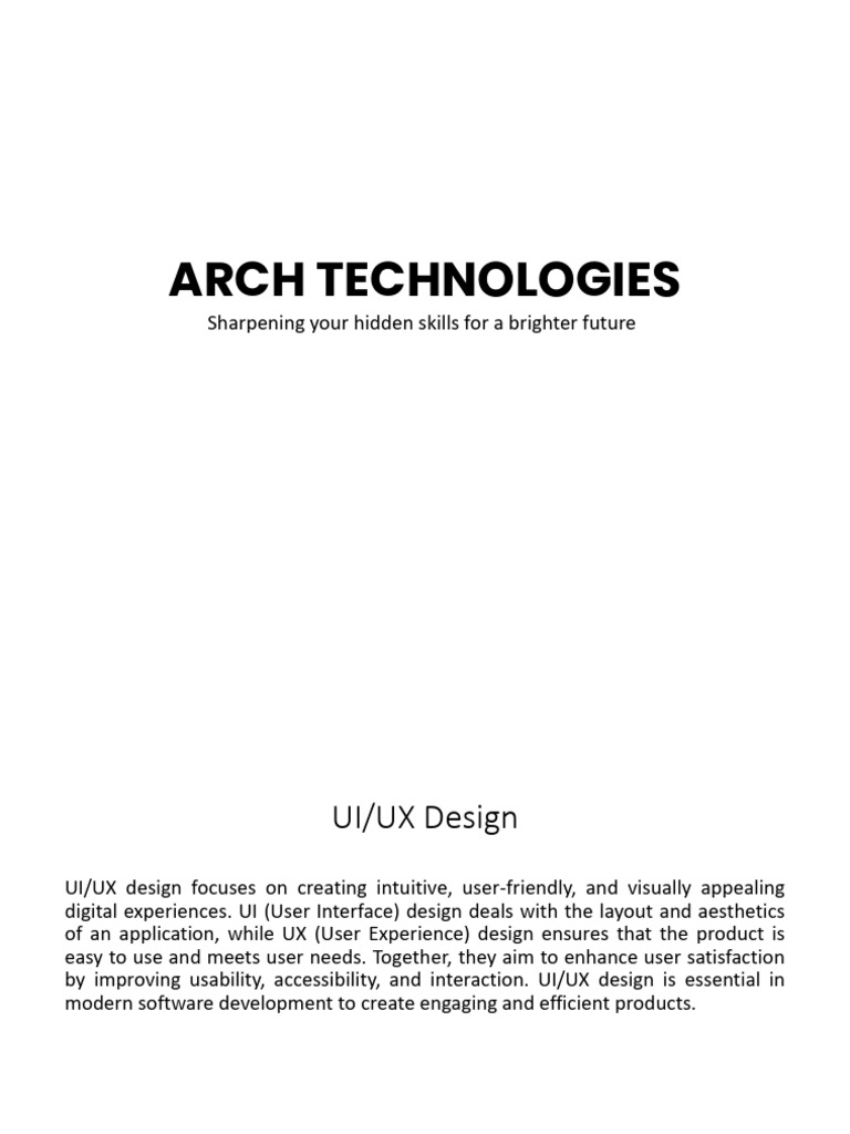 UI UX Design (Month 2) | PDF