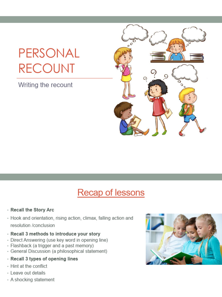Personal Recount Essay Guide | PDF | Question | Mental Processes