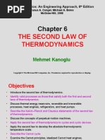 The Second Law of Thermodynamics: Mehmet Kanoglu