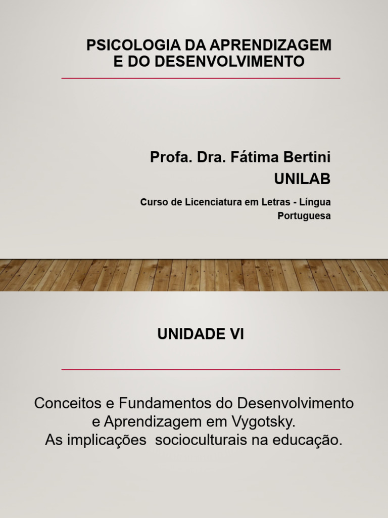 Vygotsky: Aprendizagem e Desenvolvimento Social | PDF | Aprendizado ...