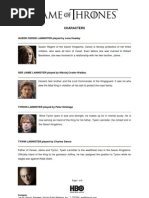 Download HBO AsiaPhilippines  Game of Thrones Season 2 - Characters  by Noemi Lardizabal-Dado SN89633307 doc pdf
